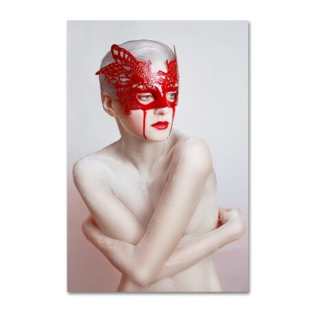 Trademark Fine Art Angelina Goncharova 'White And Blood' Canvas Art, 12x19 1X00061-C1219GG
